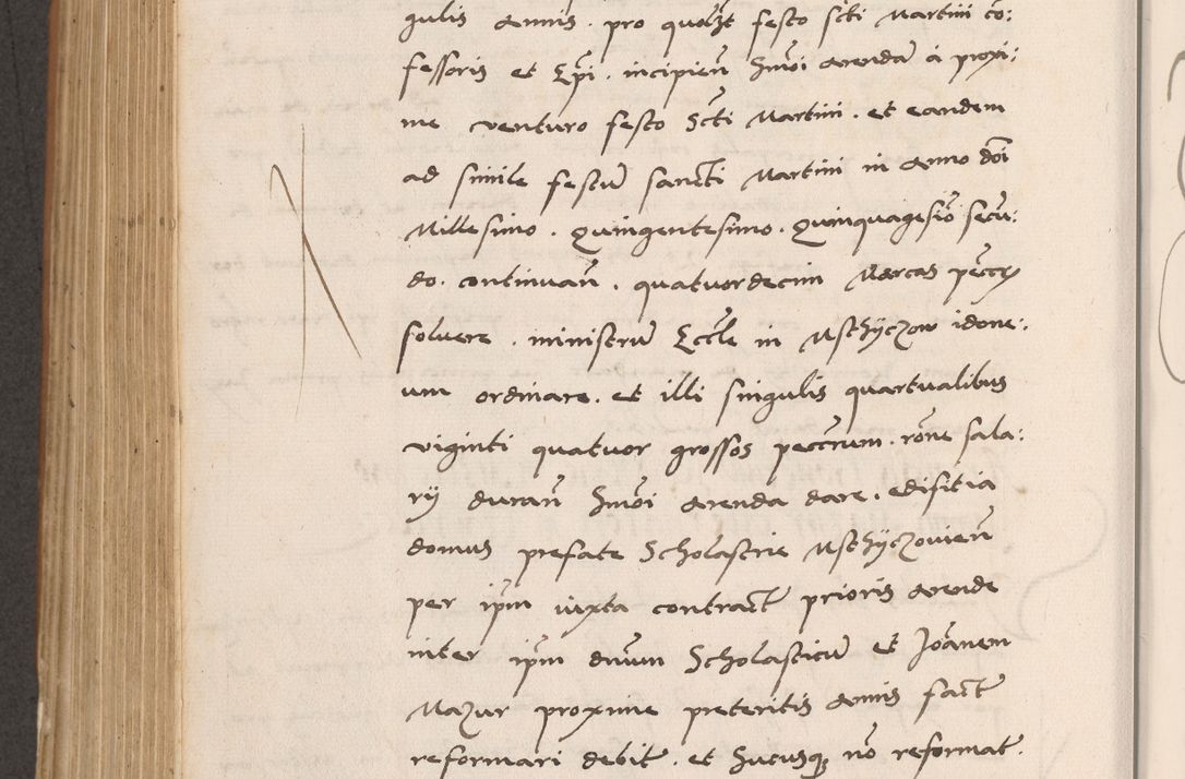 Zdjęcie nr 596 dla obiektu archiwalnego: Acta actorum causarum, sentenciarum tam diffinitivarum quam interlocutoriarum et obligacionum coram reverendo domino Petro Mischkowski custode Kielcensi, canonico vicarioque in spiritualibus generali Cracoviensi ad annum Domini millesimum quingentesimum octavum, cuius indicio est sexta, pontificatus sanctissimi in Christo patris et domini nostri domini Pauli divina providencia pape tercii feliciter moderni, anno coronacionis quarto decimo continuantur