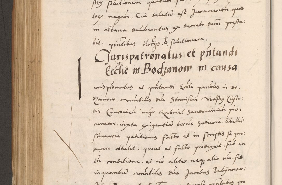 Zdjęcie nr 590 dla obiektu archiwalnego: Acta actorum causarum, sentenciarum tam diffinitivarum quam interlocutoriarum et obligacionum coram reverendo domino Petro Mischkowski custode Kielcensi, canonico vicarioque in spiritualibus generali Cracoviensi ad annum Domini millesimum quingentesimum octavum, cuius indicio est sexta, pontificatus sanctissimi in Christo patris et domini nostri domini Pauli divina providencia pape tercii feliciter moderni, anno coronacionis quarto decimo continuantur