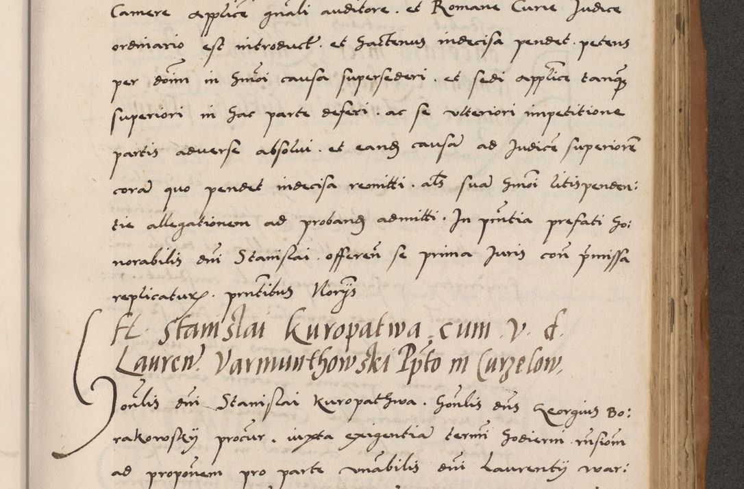 Zdjęcie nr 579 dla obiektu archiwalnego: Acta actorum causarum, sentenciarum tam diffinitivarum quam interlocutoriarum et obligacionum coram reverendo domino Petro Mischkowski custode Kielcensi, canonico vicarioque in spiritualibus generali Cracoviensi ad annum Domini millesimum quingentesimum octavum, cuius indicio est sexta, pontificatus sanctissimi in Christo patris et domini nostri domini Pauli divina providencia pape tercii feliciter moderni, anno coronacionis quarto decimo continuantur