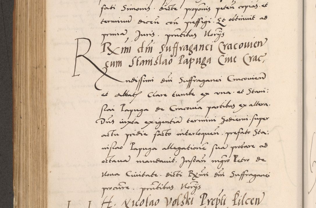 Zdjęcie nr 578 dla obiektu archiwalnego: Acta actorum causarum, sentenciarum tam diffinitivarum quam interlocutoriarum et obligacionum coram reverendo domino Petro Mischkowski custode Kielcensi, canonico vicarioque in spiritualibus generali Cracoviensi ad annum Domini millesimum quingentesimum octavum, cuius indicio est sexta, pontificatus sanctissimi in Christo patris et domini nostri domini Pauli divina providencia pape tercii feliciter moderni, anno coronacionis quarto decimo continuantur