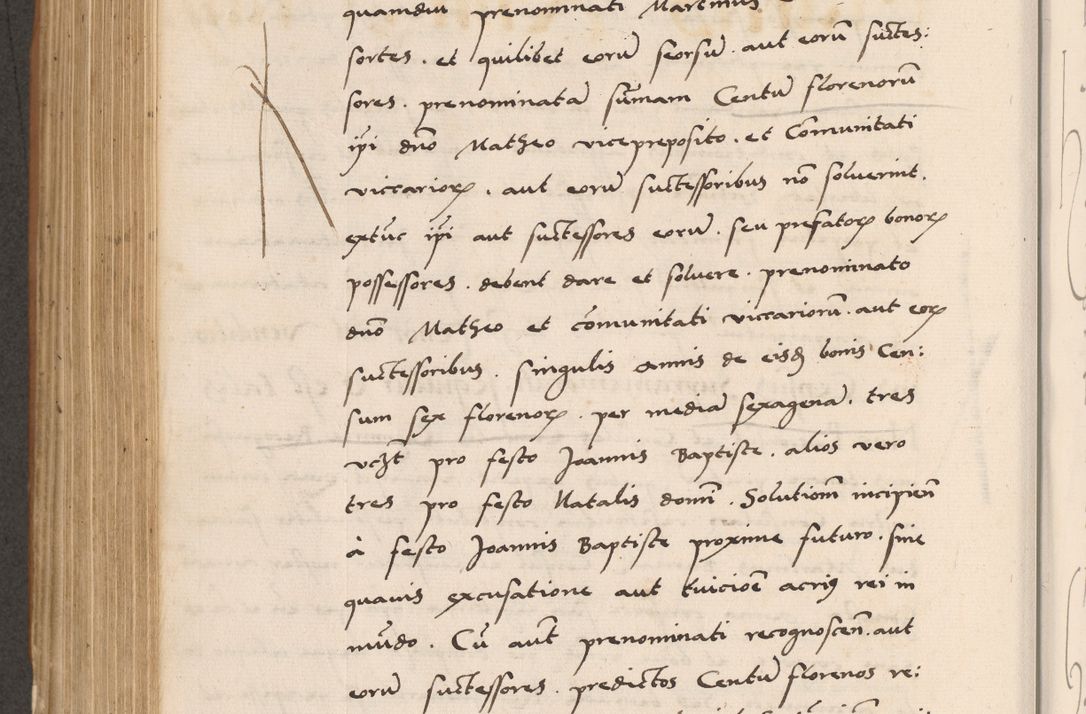Zdjęcie nr 574 dla obiektu archiwalnego: Acta actorum causarum, sentenciarum tam diffinitivarum quam interlocutoriarum et obligacionum coram reverendo domino Petro Mischkowski custode Kielcensi, canonico vicarioque in spiritualibus generali Cracoviensi ad annum Domini millesimum quingentesimum octavum, cuius indicio est sexta, pontificatus sanctissimi in Christo patris et domini nostri domini Pauli divina providencia pape tercii feliciter moderni, anno coronacionis quarto decimo continuantur