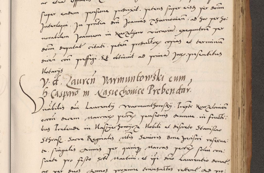 Zdjęcie nr 569 dla obiektu archiwalnego: Acta actorum causarum, sentenciarum tam diffinitivarum quam interlocutoriarum et obligacionum coram reverendo domino Petro Mischkowski custode Kielcensi, canonico vicarioque in spiritualibus generali Cracoviensi ad annum Domini millesimum quingentesimum octavum, cuius indicio est sexta, pontificatus sanctissimi in Christo patris et domini nostri domini Pauli divina providencia pape tercii feliciter moderni, anno coronacionis quarto decimo continuantur