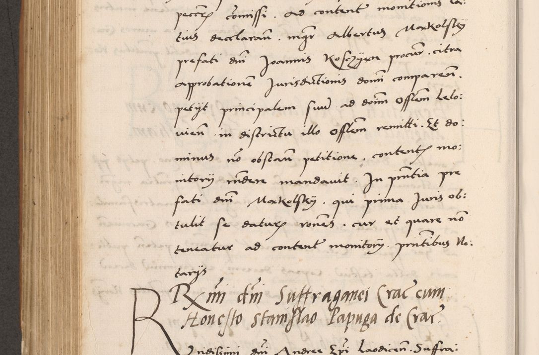 Zdjęcie nr 566 dla obiektu archiwalnego: Acta actorum causarum, sentenciarum tam diffinitivarum quam interlocutoriarum et obligacionum coram reverendo domino Petro Mischkowski custode Kielcensi, canonico vicarioque in spiritualibus generali Cracoviensi ad annum Domini millesimum quingentesimum octavum, cuius indicio est sexta, pontificatus sanctissimi in Christo patris et domini nostri domini Pauli divina providencia pape tercii feliciter moderni, anno coronacionis quarto decimo continuantur