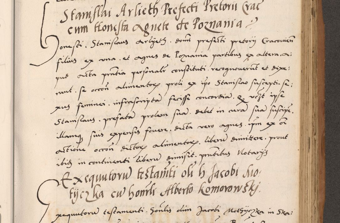 Zdjęcie nr 563 dla obiektu archiwalnego: Acta actorum causarum, sentenciarum tam diffinitivarum quam interlocutoriarum et obligacionum coram reverendo domino Petro Mischkowski custode Kielcensi, canonico vicarioque in spiritualibus generali Cracoviensi ad annum Domini millesimum quingentesimum octavum, cuius indicio est sexta, pontificatus sanctissimi in Christo patris et domini nostri domini Pauli divina providencia pape tercii feliciter moderni, anno coronacionis quarto decimo continuantur