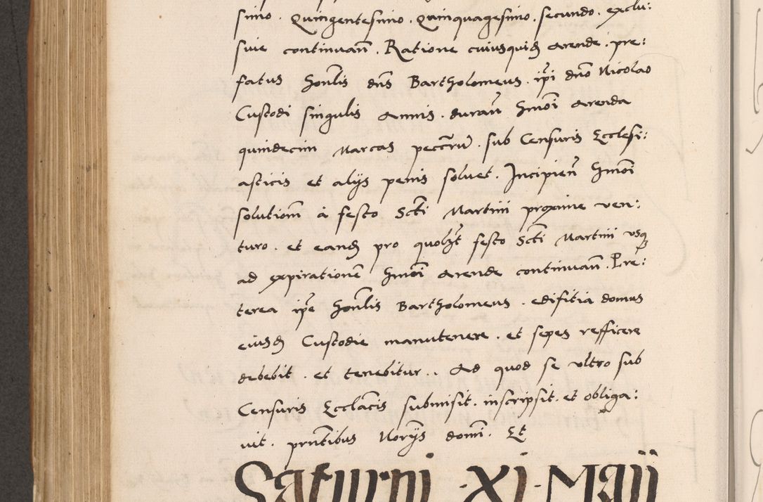 Zdjęcie nr 562 dla obiektu archiwalnego: Acta actorum causarum, sentenciarum tam diffinitivarum quam interlocutoriarum et obligacionum coram reverendo domino Petro Mischkowski custode Kielcensi, canonico vicarioque in spiritualibus generali Cracoviensi ad annum Domini millesimum quingentesimum octavum, cuius indicio est sexta, pontificatus sanctissimi in Christo patris et domini nostri domini Pauli divina providencia pape tercii feliciter moderni, anno coronacionis quarto decimo continuantur