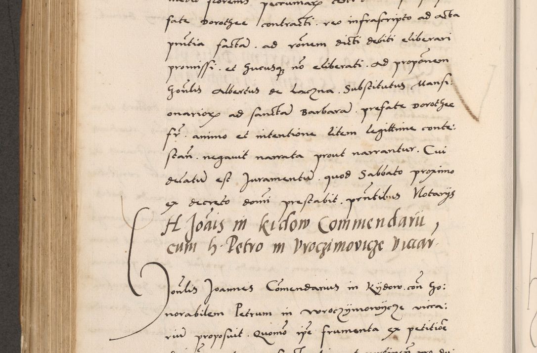 Zdjęcie nr 554 dla obiektu archiwalnego: Acta actorum causarum, sentenciarum tam diffinitivarum quam interlocutoriarum et obligacionum coram reverendo domino Petro Mischkowski custode Kielcensi, canonico vicarioque in spiritualibus generali Cracoviensi ad annum Domini millesimum quingentesimum octavum, cuius indicio est sexta, pontificatus sanctissimi in Christo patris et domini nostri domini Pauli divina providencia pape tercii feliciter moderni, anno coronacionis quarto decimo continuantur