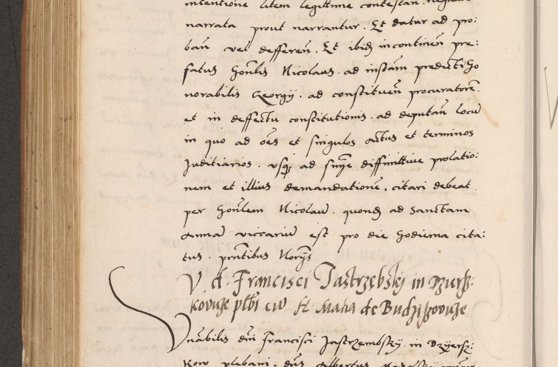 Zdjęcie nr 552 dla obiektu archiwalnego: Acta actorum causarum, sentenciarum tam diffinitivarum quam interlocutoriarum et obligacionum coram reverendo domino Petro Mischkowski custode Kielcensi, canonico vicarioque in spiritualibus generali Cracoviensi ad annum Domini millesimum quingentesimum octavum, cuius indicio est sexta, pontificatus sanctissimi in Christo patris et domini nostri domini Pauli divina providencia pape tercii feliciter moderni, anno coronacionis quarto decimo continuantur