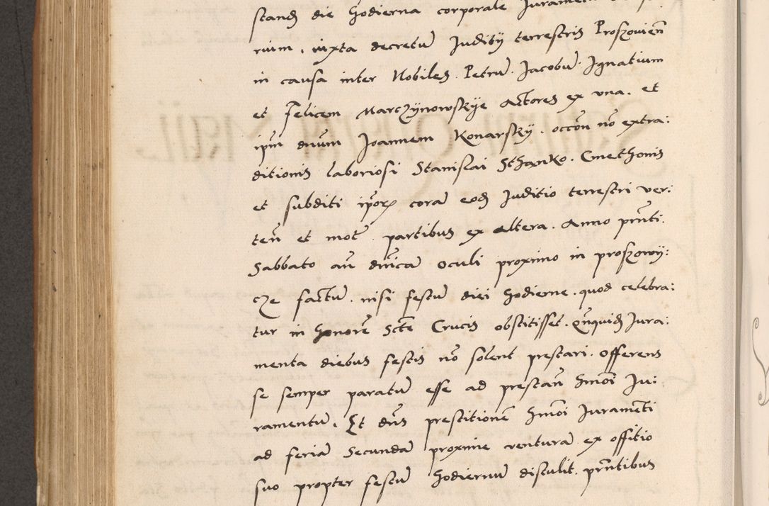 Zdjęcie nr 548 dla obiektu archiwalnego: Acta actorum causarum, sentenciarum tam diffinitivarum quam interlocutoriarum et obligacionum coram reverendo domino Petro Mischkowski custode Kielcensi, canonico vicarioque in spiritualibus generali Cracoviensi ad annum Domini millesimum quingentesimum octavum, cuius indicio est sexta, pontificatus sanctissimi in Christo patris et domini nostri domini Pauli divina providencia pape tercii feliciter moderni, anno coronacionis quarto decimo continuantur
