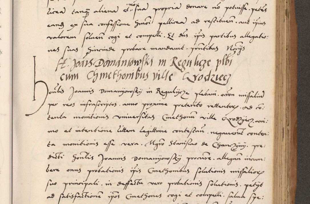 Zdjęcie nr 545 dla obiektu archiwalnego: Acta actorum causarum, sentenciarum tam diffinitivarum quam interlocutoriarum et obligacionum coram reverendo domino Petro Mischkowski custode Kielcensi, canonico vicarioque in spiritualibus generali Cracoviensi ad annum Domini millesimum quingentesimum octavum, cuius indicio est sexta, pontificatus sanctissimi in Christo patris et domini nostri domini Pauli divina providencia pape tercii feliciter moderni, anno coronacionis quarto decimo continuantur