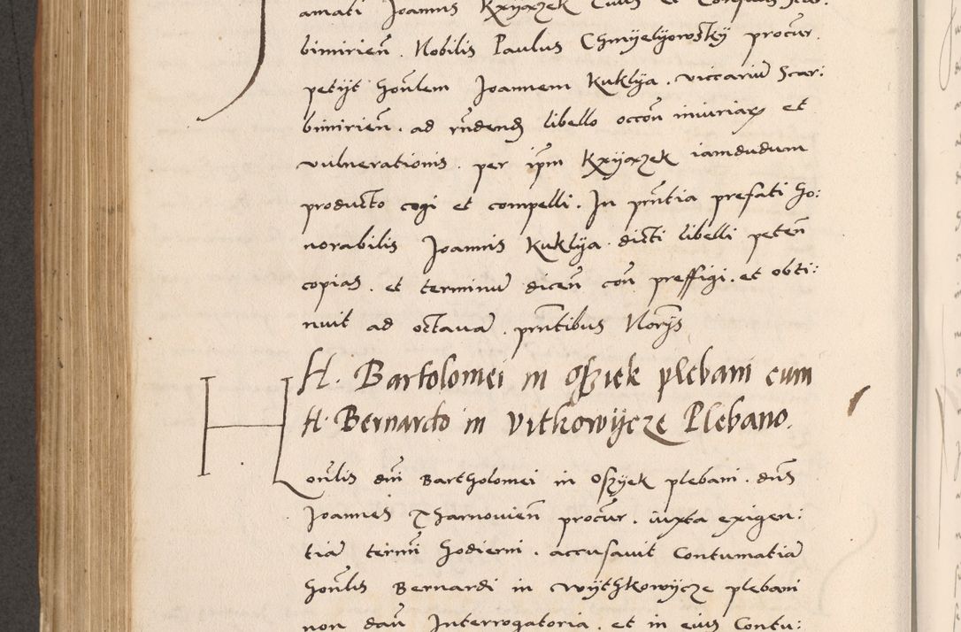 Zdjęcie nr 540 dla obiektu archiwalnego: Acta actorum causarum, sentenciarum tam diffinitivarum quam interlocutoriarum et obligacionum coram reverendo domino Petro Mischkowski custode Kielcensi, canonico vicarioque in spiritualibus generali Cracoviensi ad annum Domini millesimum quingentesimum octavum, cuius indicio est sexta, pontificatus sanctissimi in Christo patris et domini nostri domini Pauli divina providencia pape tercii feliciter moderni, anno coronacionis quarto decimo continuantur