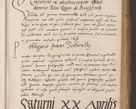 Zdjęcie nr 535 dla obiektu archiwalnego: Acta actorum causarum, sentenciarum tam diffinitivarum quam interlocutoriarum et obligacionum coram reverendo domino Petro Mischkowski custode Kielcensi, canonico vicarioque in spiritualibus generali Cracoviensi ad annum Domini millesimum quingentesimum octavum, cuius indicio est sexta, pontificatus sanctissimi in Christo patris et domini nostri domini Pauli divina providencia pape tercii feliciter moderni, anno coronacionis quarto decimo continuantur