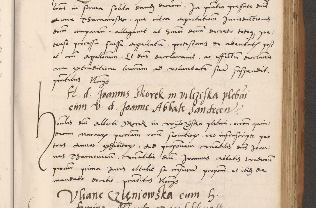 Zdjęcie nr 525 dla obiektu archiwalnego: Acta actorum causarum, sentenciarum tam diffinitivarum quam interlocutoriarum et obligacionum coram reverendo domino Petro Mischkowski custode Kielcensi, canonico vicarioque in spiritualibus generali Cracoviensi ad annum Domini millesimum quingentesimum octavum, cuius indicio est sexta, pontificatus sanctissimi in Christo patris et domini nostri domini Pauli divina providencia pape tercii feliciter moderni, anno coronacionis quarto decimo continuantur