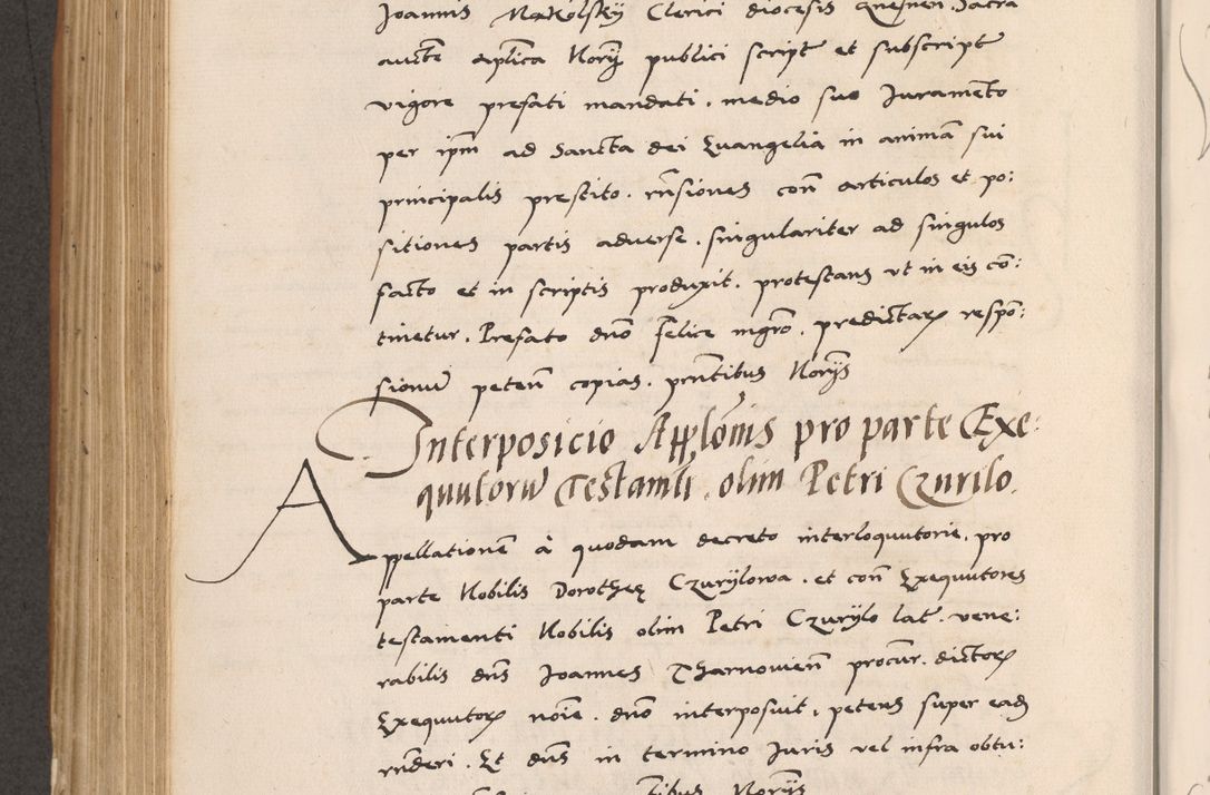 Zdjęcie nr 516 dla obiektu archiwalnego: Acta actorum causarum, sentenciarum tam diffinitivarum quam interlocutoriarum et obligacionum coram reverendo domino Petro Mischkowski custode Kielcensi, canonico vicarioque in spiritualibus generali Cracoviensi ad annum Domini millesimum quingentesimum octavum, cuius indicio est sexta, pontificatus sanctissimi in Christo patris et domini nostri domini Pauli divina providencia pape tercii feliciter moderni, anno coronacionis quarto decimo continuantur