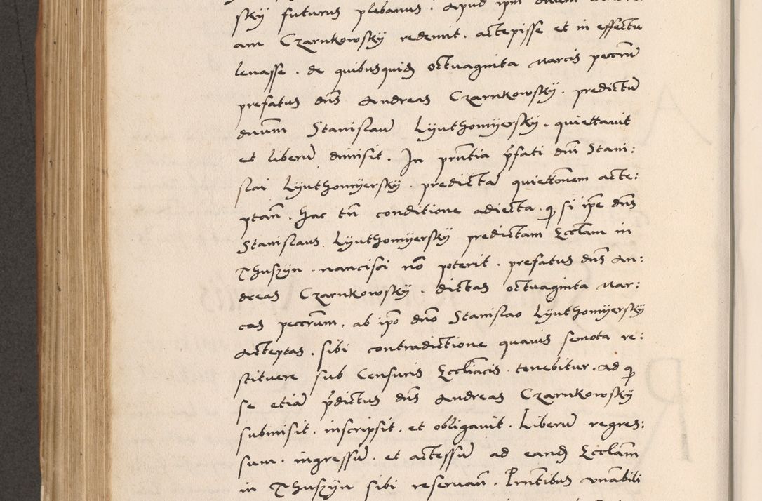 Zdjęcie nr 502 dla obiektu archiwalnego: Acta actorum causarum, sentenciarum tam diffinitivarum quam interlocutoriarum et obligacionum coram reverendo domino Petro Mischkowski custode Kielcensi, canonico vicarioque in spiritualibus generali Cracoviensi ad annum Domini millesimum quingentesimum octavum, cuius indicio est sexta, pontificatus sanctissimi in Christo patris et domini nostri domini Pauli divina providencia pape tercii feliciter moderni, anno coronacionis quarto decimo continuantur