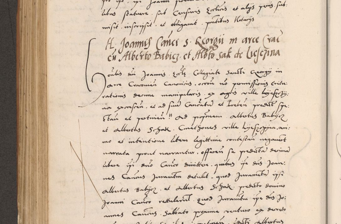 Zdjęcie nr 496 dla obiektu archiwalnego: Acta actorum causarum, sentenciarum tam diffinitivarum quam interlocutoriarum et obligacionum coram reverendo domino Petro Mischkowski custode Kielcensi, canonico vicarioque in spiritualibus generali Cracoviensi ad annum Domini millesimum quingentesimum octavum, cuius indicio est sexta, pontificatus sanctissimi in Christo patris et domini nostri domini Pauli divina providencia pape tercii feliciter moderni, anno coronacionis quarto decimo continuantur