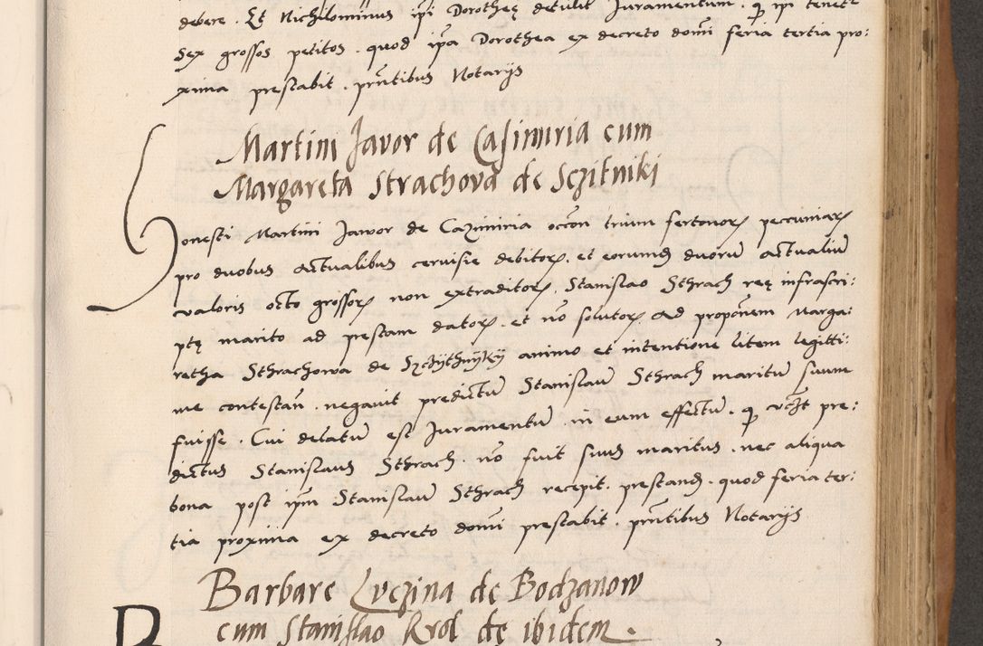 Zdjęcie nr 491 dla obiektu archiwalnego: Acta actorum causarum, sentenciarum tam diffinitivarum quam interlocutoriarum et obligacionum coram reverendo domino Petro Mischkowski custode Kielcensi, canonico vicarioque in spiritualibus generali Cracoviensi ad annum Domini millesimum quingentesimum octavum, cuius indicio est sexta, pontificatus sanctissimi in Christo patris et domini nostri domini Pauli divina providencia pape tercii feliciter moderni, anno coronacionis quarto decimo continuantur
