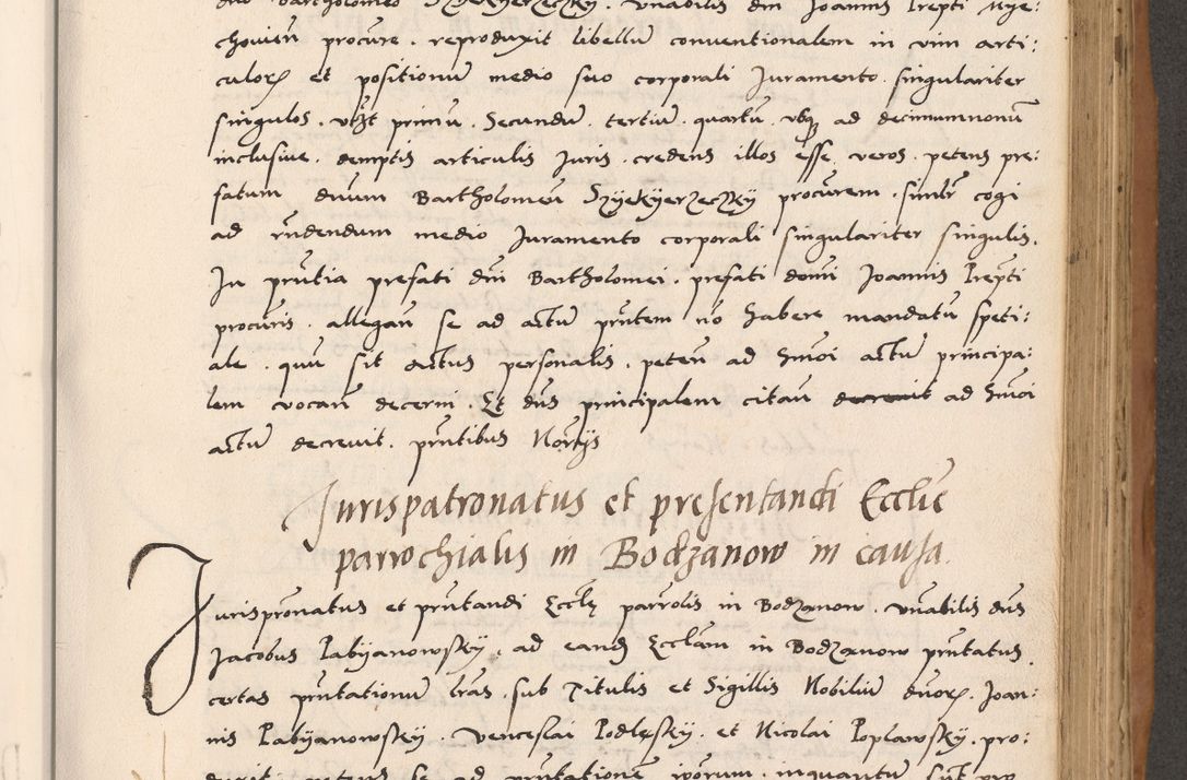 Zdjęcie nr 493 dla obiektu archiwalnego: Acta actorum causarum, sentenciarum tam diffinitivarum quam interlocutoriarum et obligacionum coram reverendo domino Petro Mischkowski custode Kielcensi, canonico vicarioque in spiritualibus generali Cracoviensi ad annum Domini millesimum quingentesimum octavum, cuius indicio est sexta, pontificatus sanctissimi in Christo patris et domini nostri domini Pauli divina providencia pape tercii feliciter moderni, anno coronacionis quarto decimo continuantur
