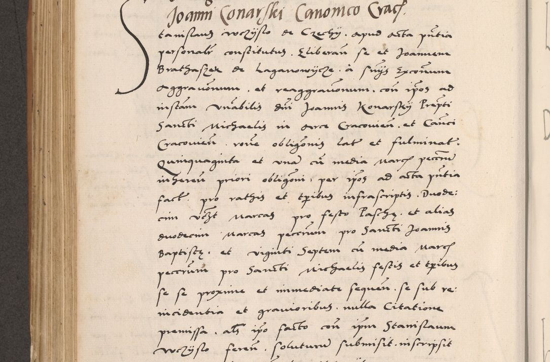Zdjęcie nr 480 dla obiektu archiwalnego: Acta actorum causarum, sentenciarum tam diffinitivarum quam interlocutoriarum et obligacionum coram reverendo domino Petro Mischkowski custode Kielcensi, canonico vicarioque in spiritualibus generali Cracoviensi ad annum Domini millesimum quingentesimum octavum, cuius indicio est sexta, pontificatus sanctissimi in Christo patris et domini nostri domini Pauli divina providencia pape tercii feliciter moderni, anno coronacionis quarto decimo continuantur
