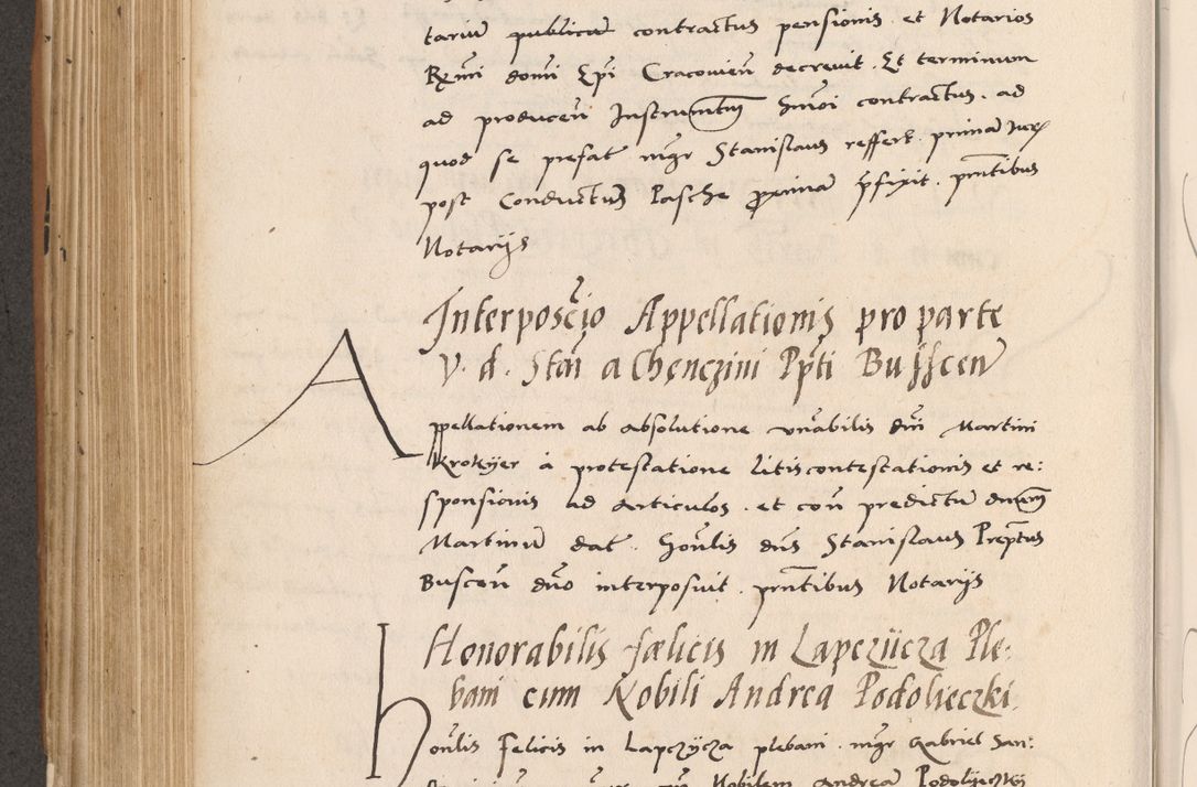 Zdjęcie nr 472 dla obiektu archiwalnego: Acta actorum causarum, sentenciarum tam diffinitivarum quam interlocutoriarum et obligacionum coram reverendo domino Petro Mischkowski custode Kielcensi, canonico vicarioque in spiritualibus generali Cracoviensi ad annum Domini millesimum quingentesimum octavum, cuius indicio est sexta, pontificatus sanctissimi in Christo patris et domini nostri domini Pauli divina providencia pape tercii feliciter moderni, anno coronacionis quarto decimo continuantur
