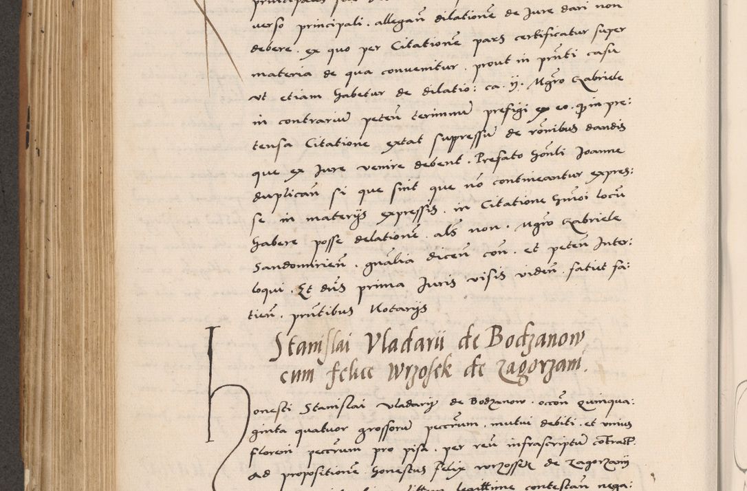 Zdjęcie nr 466 dla obiektu archiwalnego: Acta actorum causarum, sentenciarum tam diffinitivarum quam interlocutoriarum et obligacionum coram reverendo domino Petro Mischkowski custode Kielcensi, canonico vicarioque in spiritualibus generali Cracoviensi ad annum Domini millesimum quingentesimum octavum, cuius indicio est sexta, pontificatus sanctissimi in Christo patris et domini nostri domini Pauli divina providencia pape tercii feliciter moderni, anno coronacionis quarto decimo continuantur