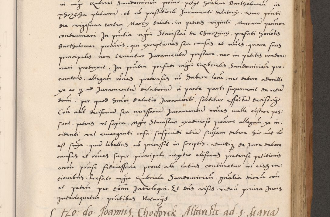 Zdjęcie nr 465 dla obiektu archiwalnego: Acta actorum causarum, sentenciarum tam diffinitivarum quam interlocutoriarum et obligacionum coram reverendo domino Petro Mischkowski custode Kielcensi, canonico vicarioque in spiritualibus generali Cracoviensi ad annum Domini millesimum quingentesimum octavum, cuius indicio est sexta, pontificatus sanctissimi in Christo patris et domini nostri domini Pauli divina providencia pape tercii feliciter moderni, anno coronacionis quarto decimo continuantur
