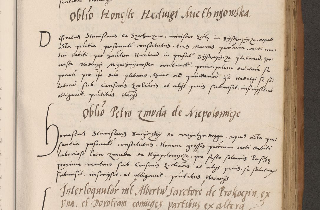 Zdjęcie nr 463 dla obiektu archiwalnego: Acta actorum causarum, sentenciarum tam diffinitivarum quam interlocutoriarum et obligacionum coram reverendo domino Petro Mischkowski custode Kielcensi, canonico vicarioque in spiritualibus generali Cracoviensi ad annum Domini millesimum quingentesimum octavum, cuius indicio est sexta, pontificatus sanctissimi in Christo patris et domini nostri domini Pauli divina providencia pape tercii feliciter moderni, anno coronacionis quarto decimo continuantur