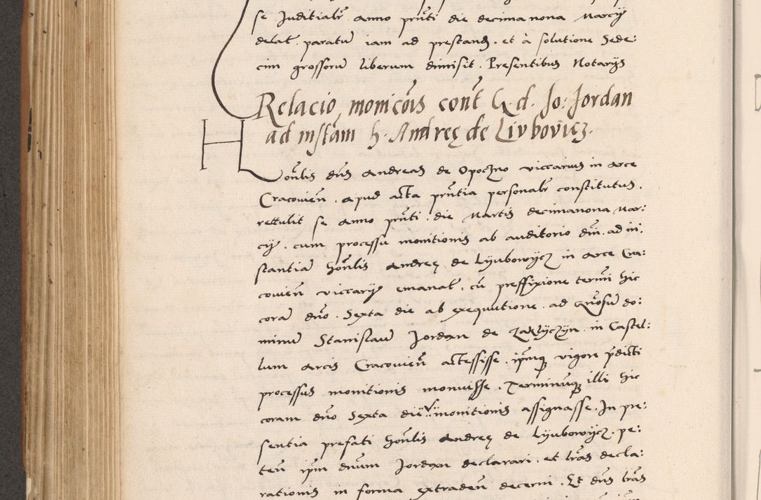 Zdjęcie nr 462 dla obiektu archiwalnego: Acta actorum causarum, sentenciarum tam diffinitivarum quam interlocutoriarum et obligacionum coram reverendo domino Petro Mischkowski custode Kielcensi, canonico vicarioque in spiritualibus generali Cracoviensi ad annum Domini millesimum quingentesimum octavum, cuius indicio est sexta, pontificatus sanctissimi in Christo patris et domini nostri domini Pauli divina providencia pape tercii feliciter moderni, anno coronacionis quarto decimo continuantur