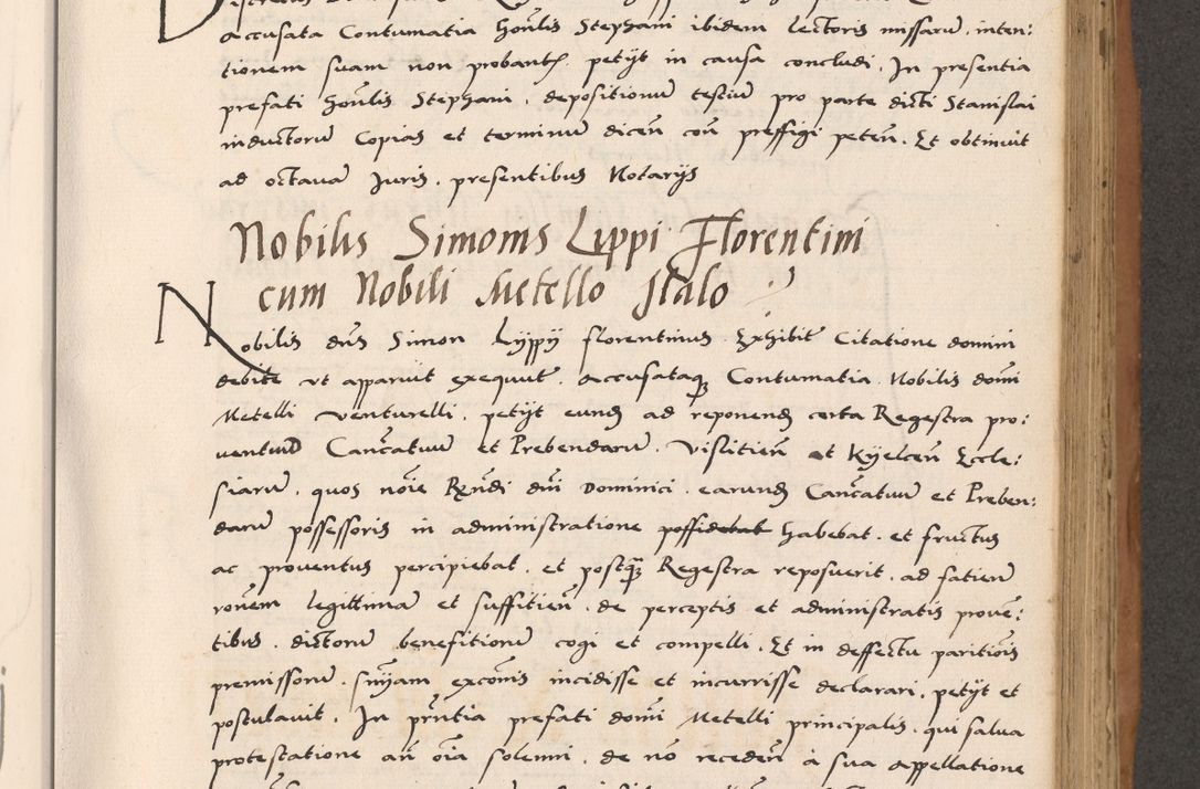 Zdjęcie nr 457 dla obiektu archiwalnego: Acta actorum causarum, sentenciarum tam diffinitivarum quam interlocutoriarum et obligacionum coram reverendo domino Petro Mischkowski custode Kielcensi, canonico vicarioque in spiritualibus generali Cracoviensi ad annum Domini millesimum quingentesimum octavum, cuius indicio est sexta, pontificatus sanctissimi in Christo patris et domini nostri domini Pauli divina providencia pape tercii feliciter moderni, anno coronacionis quarto decimo continuantur