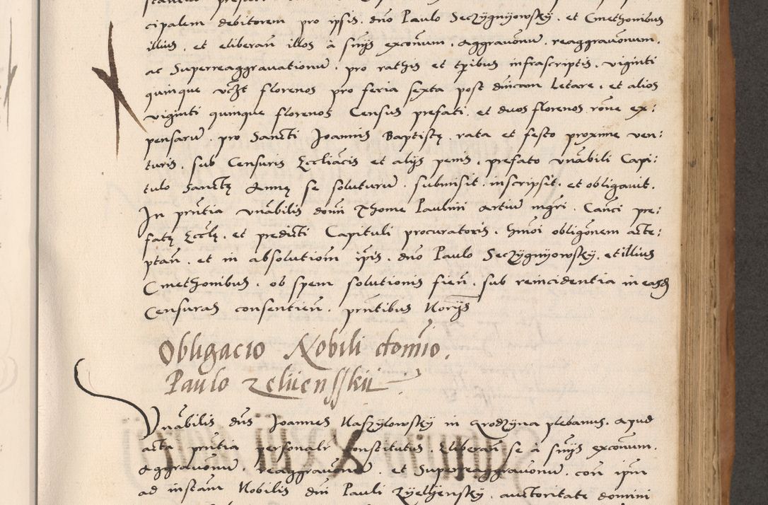 Zdjęcie nr 455 dla obiektu archiwalnego: Acta actorum causarum, sentenciarum tam diffinitivarum quam interlocutoriarum et obligacionum coram reverendo domino Petro Mischkowski custode Kielcensi, canonico vicarioque in spiritualibus generali Cracoviensi ad annum Domini millesimum quingentesimum octavum, cuius indicio est sexta, pontificatus sanctissimi in Christo patris et domini nostri domini Pauli divina providencia pape tercii feliciter moderni, anno coronacionis quarto decimo continuantur
