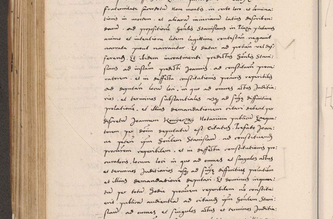 Zdjęcie nr 450 dla obiektu archiwalnego: Acta actorum causarum, sentenciarum tam diffinitivarum quam interlocutoriarum et obligacionum coram reverendo domino Petro Mischkowski custode Kielcensi, canonico vicarioque in spiritualibus generali Cracoviensi ad annum Domini millesimum quingentesimum octavum, cuius indicio est sexta, pontificatus sanctissimi in Christo patris et domini nostri domini Pauli divina providencia pape tercii feliciter moderni, anno coronacionis quarto decimo continuantur
