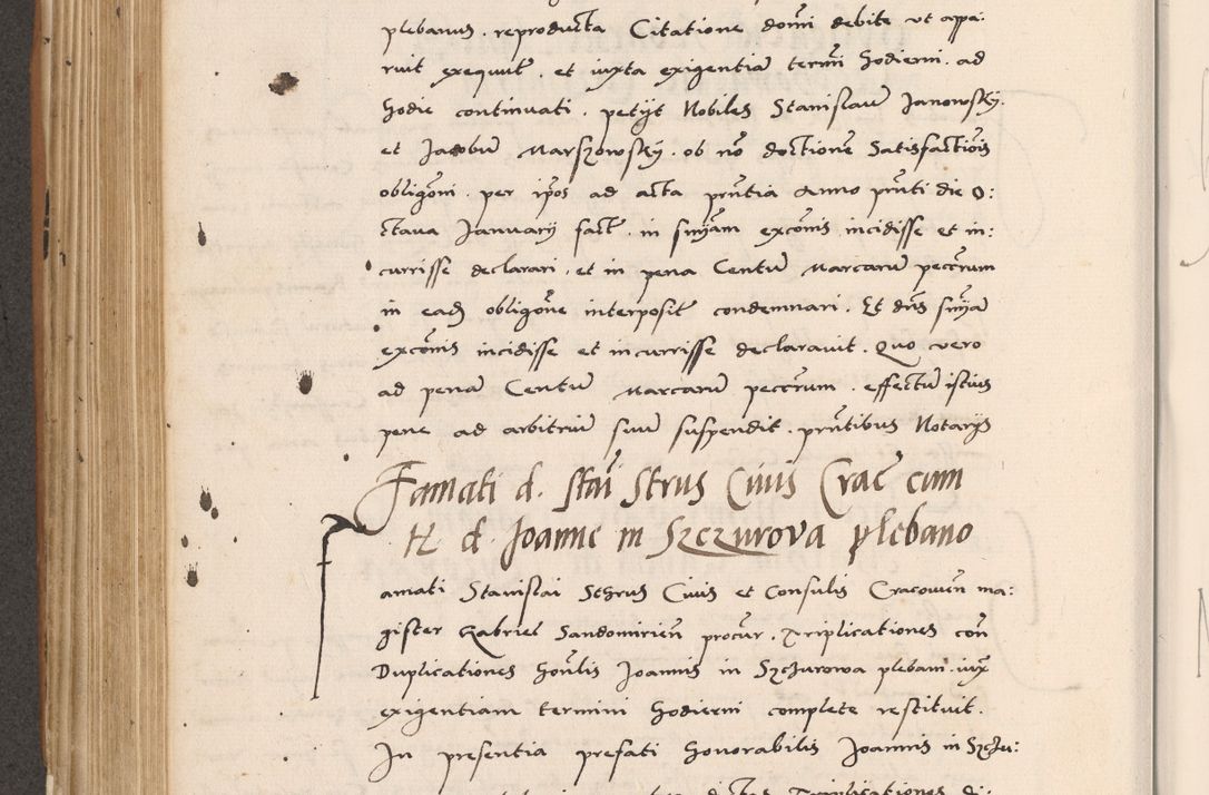 Zdjęcie nr 446 dla obiektu archiwalnego: Acta actorum causarum, sentenciarum tam diffinitivarum quam interlocutoriarum et obligacionum coram reverendo domino Petro Mischkowski custode Kielcensi, canonico vicarioque in spiritualibus generali Cracoviensi ad annum Domini millesimum quingentesimum octavum, cuius indicio est sexta, pontificatus sanctissimi in Christo patris et domini nostri domini Pauli divina providencia pape tercii feliciter moderni, anno coronacionis quarto decimo continuantur