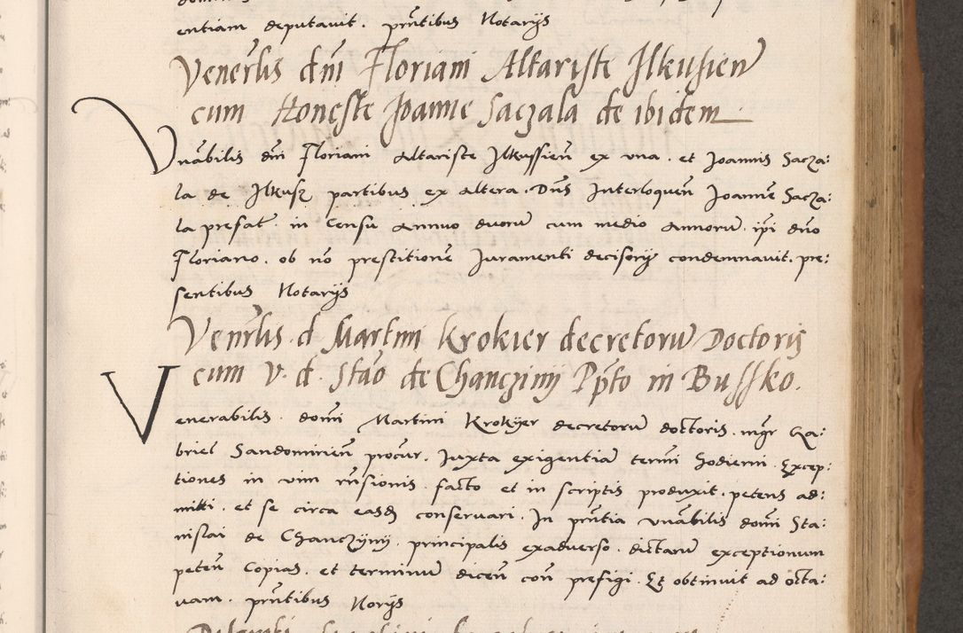 Zdjęcie nr 439 dla obiektu archiwalnego: Acta actorum causarum, sentenciarum tam diffinitivarum quam interlocutoriarum et obligacionum coram reverendo domino Petro Mischkowski custode Kielcensi, canonico vicarioque in spiritualibus generali Cracoviensi ad annum Domini millesimum quingentesimum octavum, cuius indicio est sexta, pontificatus sanctissimi in Christo patris et domini nostri domini Pauli divina providencia pape tercii feliciter moderni, anno coronacionis quarto decimo continuantur