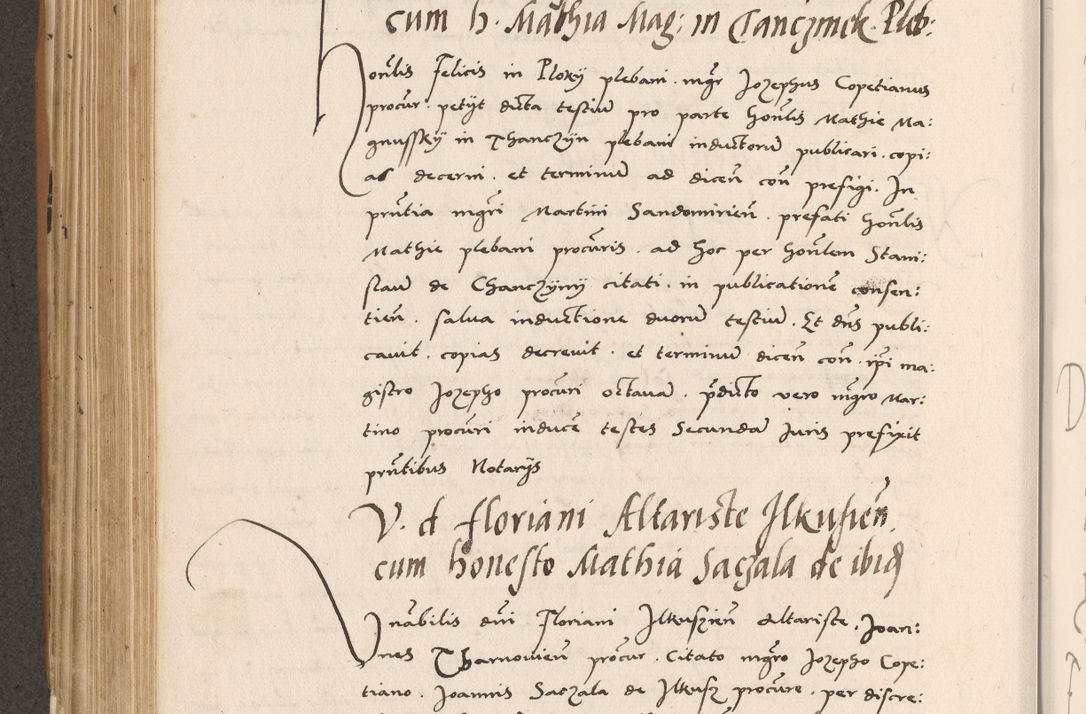 Zdjęcie nr 434 dla obiektu archiwalnego: Acta actorum causarum, sentenciarum tam diffinitivarum quam interlocutoriarum et obligacionum coram reverendo domino Petro Mischkowski custode Kielcensi, canonico vicarioque in spiritualibus generali Cracoviensi ad annum Domini millesimum quingentesimum octavum, cuius indicio est sexta, pontificatus sanctissimi in Christo patris et domini nostri domini Pauli divina providencia pape tercii feliciter moderni, anno coronacionis quarto decimo continuantur