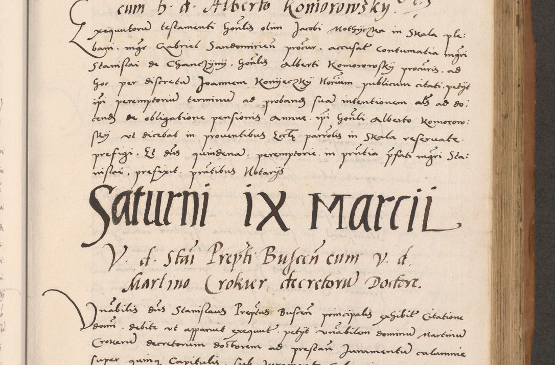 Zdjęcie nr 431 dla obiektu archiwalnego: Acta actorum causarum, sentenciarum tam diffinitivarum quam interlocutoriarum et obligacionum coram reverendo domino Petro Mischkowski custode Kielcensi, canonico vicarioque in spiritualibus generali Cracoviensi ad annum Domini millesimum quingentesimum octavum, cuius indicio est sexta, pontificatus sanctissimi in Christo patris et domini nostri domini Pauli divina providencia pape tercii feliciter moderni, anno coronacionis quarto decimo continuantur