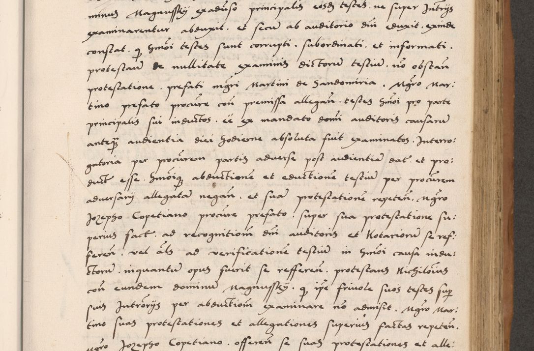 Zdjęcie nr 417 dla obiektu archiwalnego: Acta actorum causarum, sentenciarum tam diffinitivarum quam interlocutoriarum et obligacionum coram reverendo domino Petro Mischkowski custode Kielcensi, canonico vicarioque in spiritualibus generali Cracoviensi ad annum Domini millesimum quingentesimum octavum, cuius indicio est sexta, pontificatus sanctissimi in Christo patris et domini nostri domini Pauli divina providencia pape tercii feliciter moderni, anno coronacionis quarto decimo continuantur