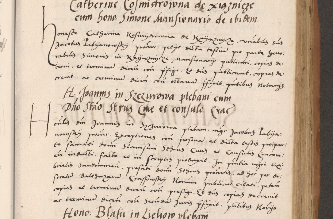 Zdjęcie nr 413 dla obiektu archiwalnego: Acta actorum causarum, sentenciarum tam diffinitivarum quam interlocutoriarum et obligacionum coram reverendo domino Petro Mischkowski custode Kielcensi, canonico vicarioque in spiritualibus generali Cracoviensi ad annum Domini millesimum quingentesimum octavum, cuius indicio est sexta, pontificatus sanctissimi in Christo patris et domini nostri domini Pauli divina providencia pape tercii feliciter moderni, anno coronacionis quarto decimo continuantur