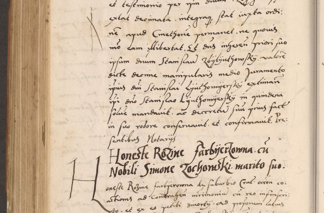 Zdjęcie nr 790 dla obiektu archiwalnego: Acta actorum causarum, sentenciarum tam diffinitivarum quam interlocutoriarum et obligacionum coram reverendo domino Petro Mischkowski custode Kielcensi, canonico vicarioque in spiritualibus generali Cracoviensi ad annum Domini millesimum quingentesimum octavum, cuius indicio est sexta, pontificatus sanctissimi in Christo patris et domini nostri domini Pauli divina providencia pape tercii feliciter moderni, anno coronacionis quarto decimo continuantur