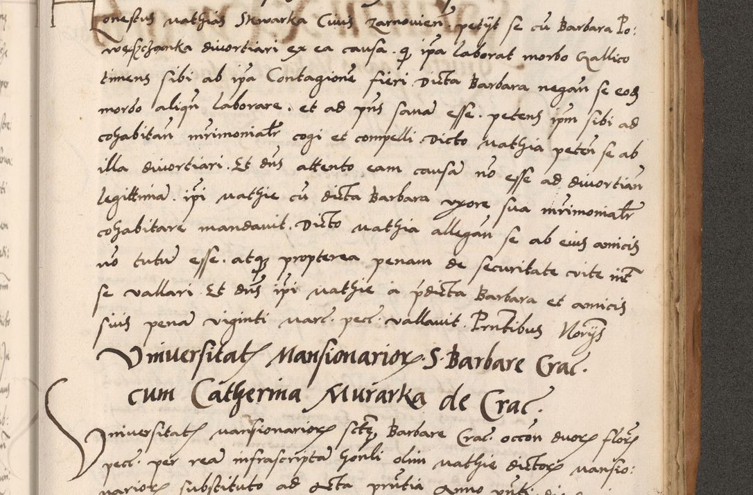 Zdjęcie nr 783 dla obiektu archiwalnego: Acta actorum causarum, sentenciarum tam diffinitivarum quam interlocutoriarum et obligacionum coram reverendo domino Petro Mischkowski custode Kielcensi, canonico vicarioque in spiritualibus generali Cracoviensi ad annum Domini millesimum quingentesimum octavum, cuius indicio est sexta, pontificatus sanctissimi in Christo patris et domini nostri domini Pauli divina providencia pape tercii feliciter moderni, anno coronacionis quarto decimo continuantur