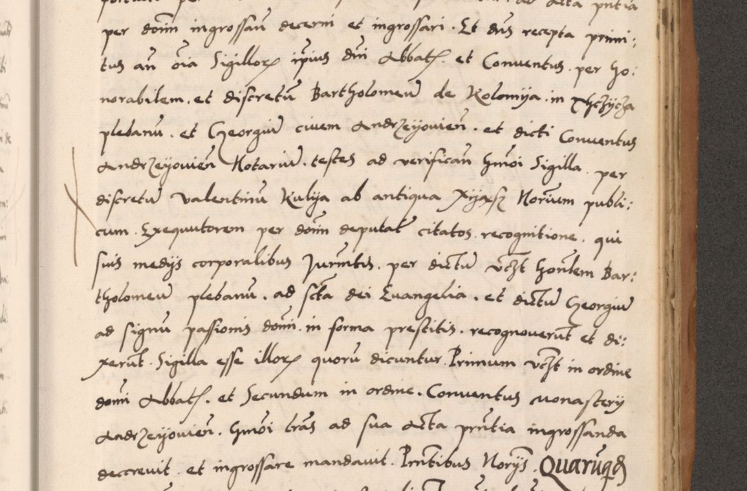 Zdjęcie nr 779 dla obiektu archiwalnego: Acta actorum causarum, sentenciarum tam diffinitivarum quam interlocutoriarum et obligacionum coram reverendo domino Petro Mischkowski custode Kielcensi, canonico vicarioque in spiritualibus generali Cracoviensi ad annum Domini millesimum quingentesimum octavum, cuius indicio est sexta, pontificatus sanctissimi in Christo patris et domini nostri domini Pauli divina providencia pape tercii feliciter moderni, anno coronacionis quarto decimo continuantur