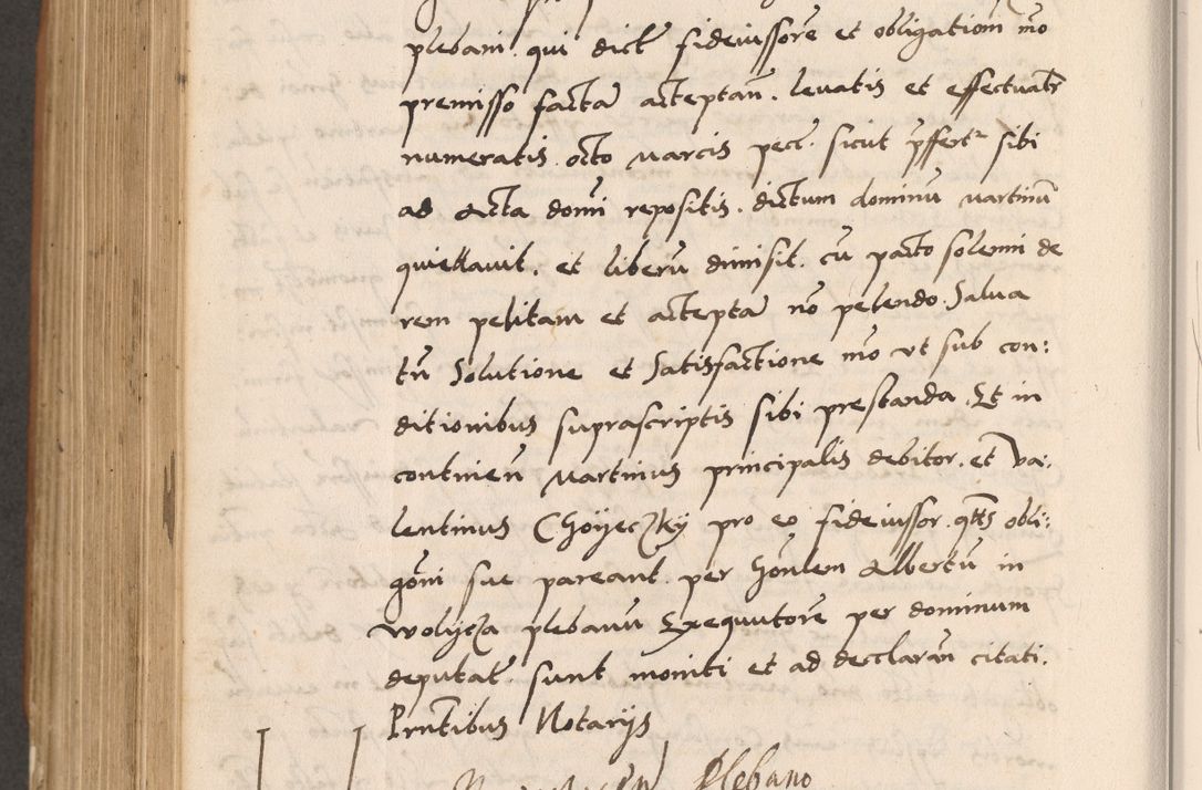 Zdjęcie nr 778 dla obiektu archiwalnego: Acta actorum causarum, sentenciarum tam diffinitivarum quam interlocutoriarum et obligacionum coram reverendo domino Petro Mischkowski custode Kielcensi, canonico vicarioque in spiritualibus generali Cracoviensi ad annum Domini millesimum quingentesimum octavum, cuius indicio est sexta, pontificatus sanctissimi in Christo patris et domini nostri domini Pauli divina providencia pape tercii feliciter moderni, anno coronacionis quarto decimo continuantur