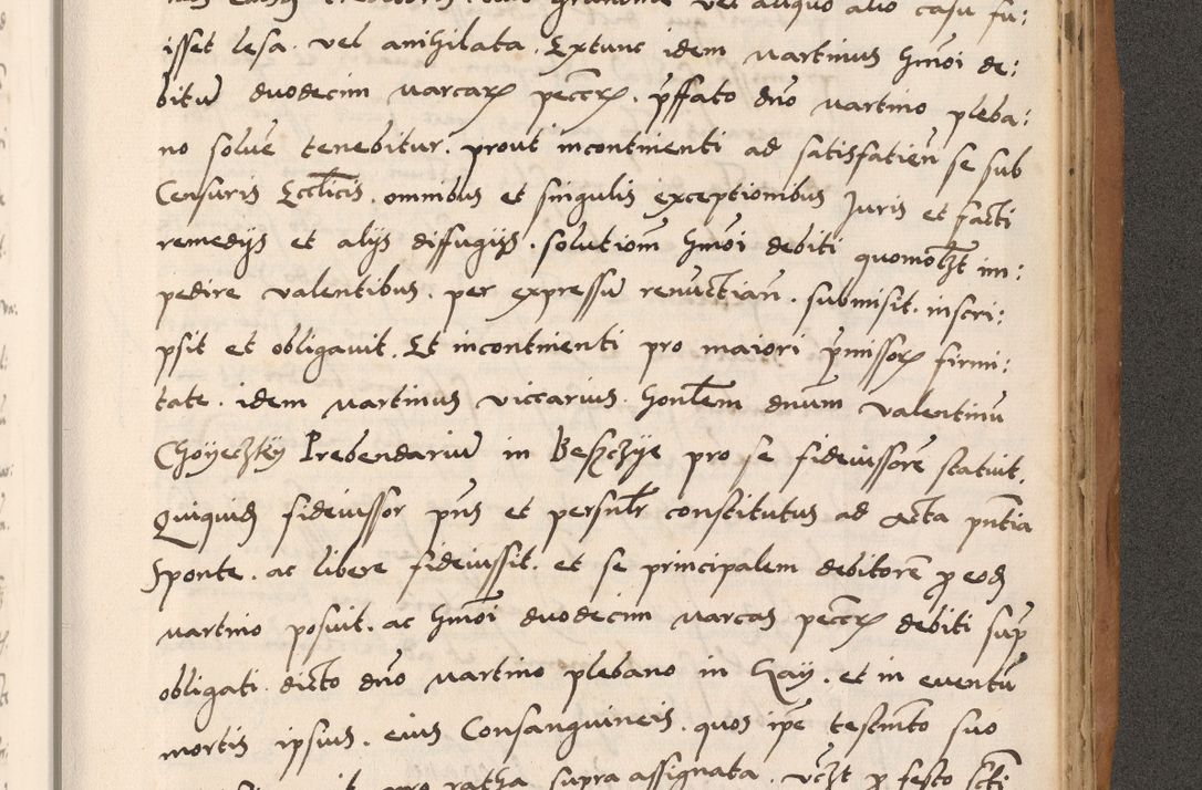 Zdjęcie nr 777 dla obiektu archiwalnego: Acta actorum causarum, sentenciarum tam diffinitivarum quam interlocutoriarum et obligacionum coram reverendo domino Petro Mischkowski custode Kielcensi, canonico vicarioque in spiritualibus generali Cracoviensi ad annum Domini millesimum quingentesimum octavum, cuius indicio est sexta, pontificatus sanctissimi in Christo patris et domini nostri domini Pauli divina providencia pape tercii feliciter moderni, anno coronacionis quarto decimo continuantur