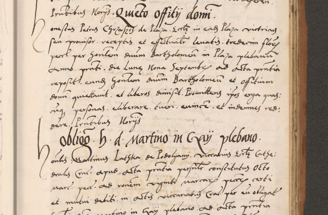 Zdjęcie nr 775 dla obiektu archiwalnego: Acta actorum causarum, sentenciarum tam diffinitivarum quam interlocutoriarum et obligacionum coram reverendo domino Petro Mischkowski custode Kielcensi, canonico vicarioque in spiritualibus generali Cracoviensi ad annum Domini millesimum quingentesimum octavum, cuius indicio est sexta, pontificatus sanctissimi in Christo patris et domini nostri domini Pauli divina providencia pape tercii feliciter moderni, anno coronacionis quarto decimo continuantur