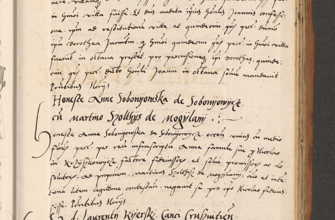 Zdjęcie nr 769 dla obiektu archiwalnego: Acta actorum causarum, sentenciarum tam diffinitivarum quam interlocutoriarum et obligacionum coram reverendo domino Petro Mischkowski custode Kielcensi, canonico vicarioque in spiritualibus generali Cracoviensi ad annum Domini millesimum quingentesimum octavum, cuius indicio est sexta, pontificatus sanctissimi in Christo patris et domini nostri domini Pauli divina providencia pape tercii feliciter moderni, anno coronacionis quarto decimo continuantur