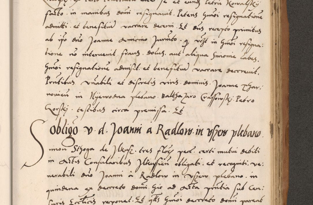 Zdjęcie nr 753 dla obiektu archiwalnego: Acta actorum causarum, sentenciarum tam diffinitivarum quam interlocutoriarum et obligacionum coram reverendo domino Petro Mischkowski custode Kielcensi, canonico vicarioque in spiritualibus generali Cracoviensi ad annum Domini millesimum quingentesimum octavum, cuius indicio est sexta, pontificatus sanctissimi in Christo patris et domini nostri domini Pauli divina providencia pape tercii feliciter moderni, anno coronacionis quarto decimo continuantur