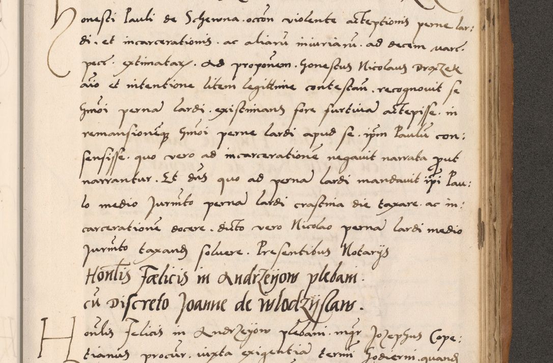 Zdjęcie nr 749 dla obiektu archiwalnego: Acta actorum causarum, sentenciarum tam diffinitivarum quam interlocutoriarum et obligacionum coram reverendo domino Petro Mischkowski custode Kielcensi, canonico vicarioque in spiritualibus generali Cracoviensi ad annum Domini millesimum quingentesimum octavum, cuius indicio est sexta, pontificatus sanctissimi in Christo patris et domini nostri domini Pauli divina providencia pape tercii feliciter moderni, anno coronacionis quarto decimo continuantur