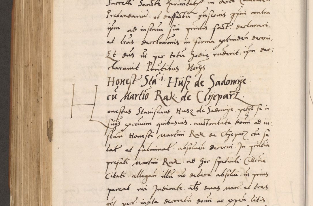 Zdjęcie nr 750 dla obiektu archiwalnego: Acta actorum causarum, sentenciarum tam diffinitivarum quam interlocutoriarum et obligacionum coram reverendo domino Petro Mischkowski custode Kielcensi, canonico vicarioque in spiritualibus generali Cracoviensi ad annum Domini millesimum quingentesimum octavum, cuius indicio est sexta, pontificatus sanctissimi in Christo patris et domini nostri domini Pauli divina providencia pape tercii feliciter moderni, anno coronacionis quarto decimo continuantur