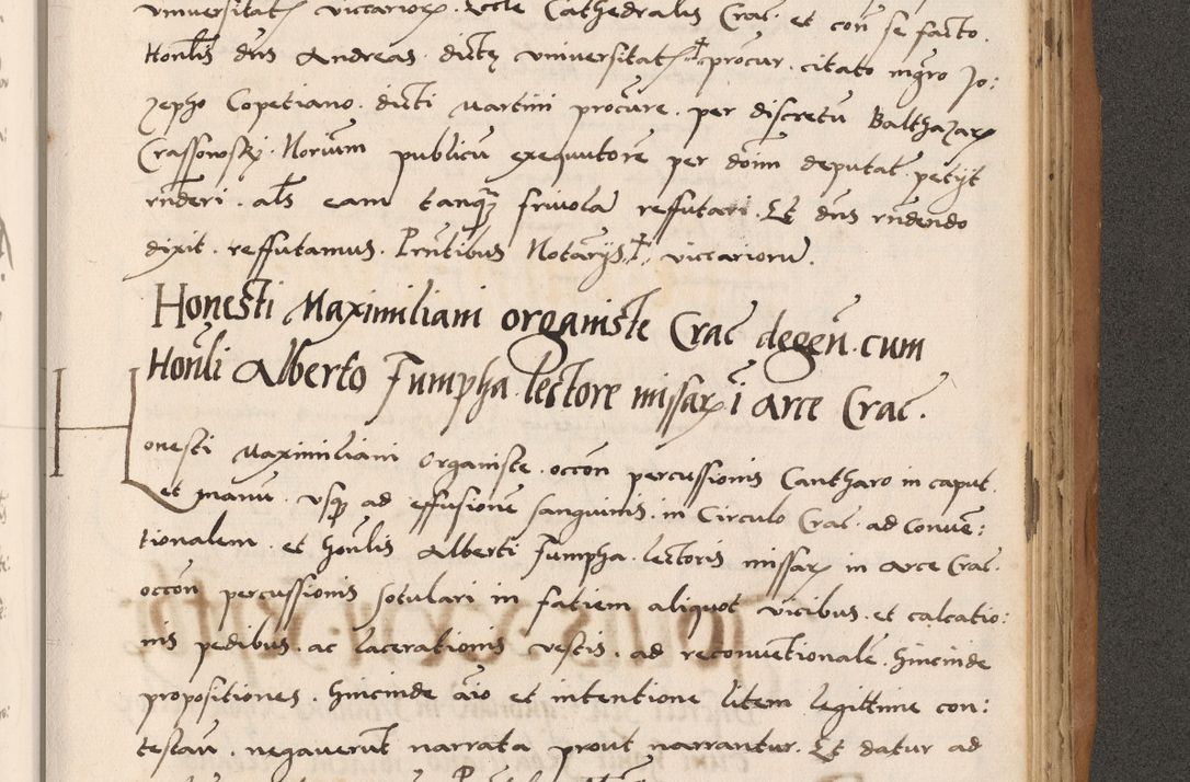 Zdjęcie nr 741 dla obiektu archiwalnego: Acta actorum causarum, sentenciarum tam diffinitivarum quam interlocutoriarum et obligacionum coram reverendo domino Petro Mischkowski custode Kielcensi, canonico vicarioque in spiritualibus generali Cracoviensi ad annum Domini millesimum quingentesimum octavum, cuius indicio est sexta, pontificatus sanctissimi in Christo patris et domini nostri domini Pauli divina providencia pape tercii feliciter moderni, anno coronacionis quarto decimo continuantur