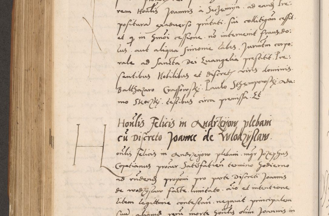 Zdjęcie nr 736 dla obiektu archiwalnego: Acta actorum causarum, sentenciarum tam diffinitivarum quam interlocutoriarum et obligacionum coram reverendo domino Petro Mischkowski custode Kielcensi, canonico vicarioque in spiritualibus generali Cracoviensi ad annum Domini millesimum quingentesimum octavum, cuius indicio est sexta, pontificatus sanctissimi in Christo patris et domini nostri domini Pauli divina providencia pape tercii feliciter moderni, anno coronacionis quarto decimo continuantur