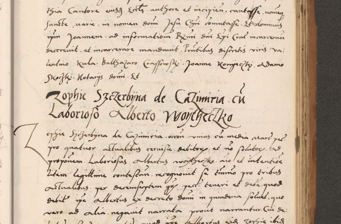 Zdjęcie nr 731 dla obiektu archiwalnego: Acta actorum causarum, sentenciarum tam diffinitivarum quam interlocutoriarum et obligacionum coram reverendo domino Petro Mischkowski custode Kielcensi, canonico vicarioque in spiritualibus generali Cracoviensi ad annum Domini millesimum quingentesimum octavum, cuius indicio est sexta, pontificatus sanctissimi in Christo patris et domini nostri domini Pauli divina providencia pape tercii feliciter moderni, anno coronacionis quarto decimo continuantur