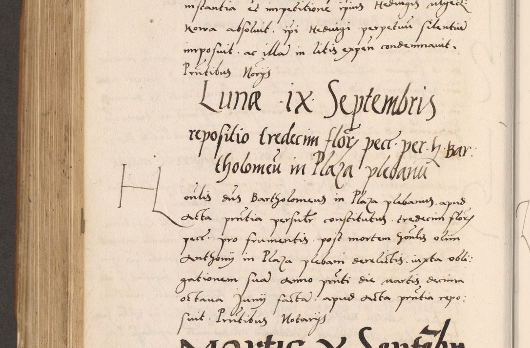 Zdjęcie nr 730 dla obiektu archiwalnego: Acta actorum causarum, sentenciarum tam diffinitivarum quam interlocutoriarum et obligacionum coram reverendo domino Petro Mischkowski custode Kielcensi, canonico vicarioque in spiritualibus generali Cracoviensi ad annum Domini millesimum quingentesimum octavum, cuius indicio est sexta, pontificatus sanctissimi in Christo patris et domini nostri domini Pauli divina providencia pape tercii feliciter moderni, anno coronacionis quarto decimo continuantur